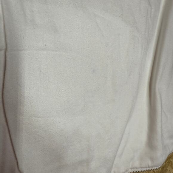 Frette Royal White Gold Filigree 25x25 Italy PillowCover PillowCase Bedding - Picture 7 of 9